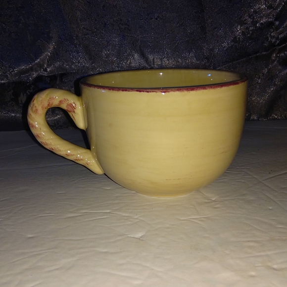 Large Tea/ Coffee Mug/Cup With Saucer . Grape/Leaf Pattern . 2 pc Set - Picture 9 of 12